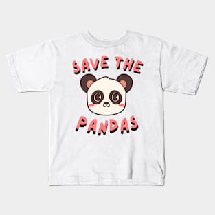 Save The Pandas Kids T-Shirt